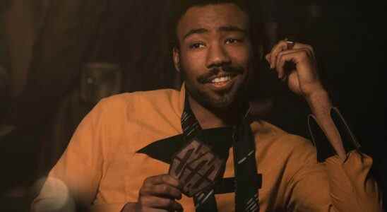Donald Glover as Lando Calrissian in Solo: A Star Wars Story