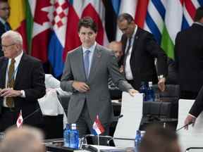 Le premier ministre Justin Trudeau au sommet de l'OTAN à Madrid le mercredi 29 juin 2022.