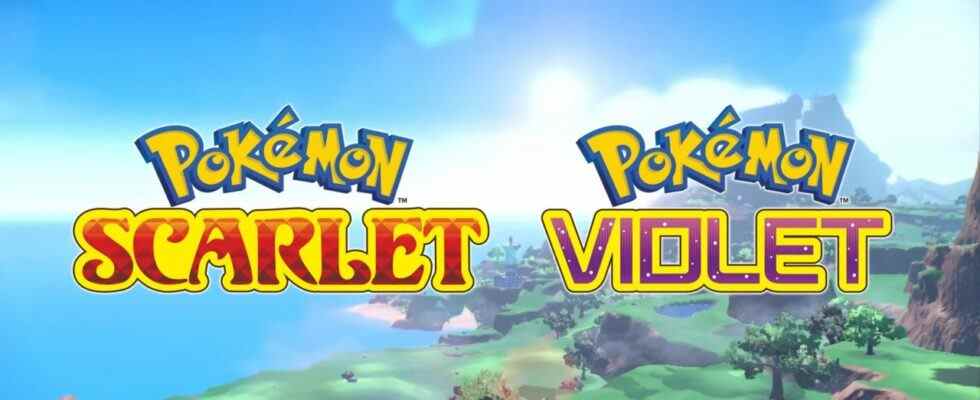 Pokémon Scarlet et Violet sortent le 18 novembre