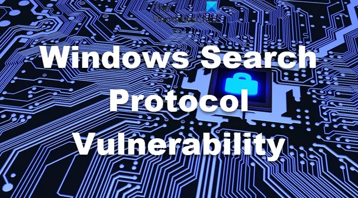 Vulnérabilité du protocole de recherche Windows