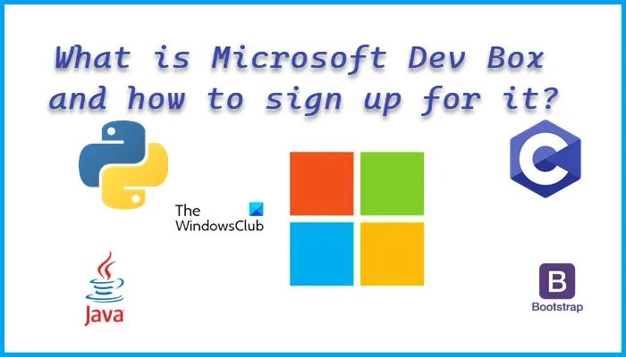 Boîte de développement Microsoft
