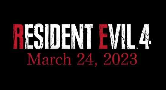 Resident Evil 4 Remake annoncé à State of Play pour 2023 Date de sortie
