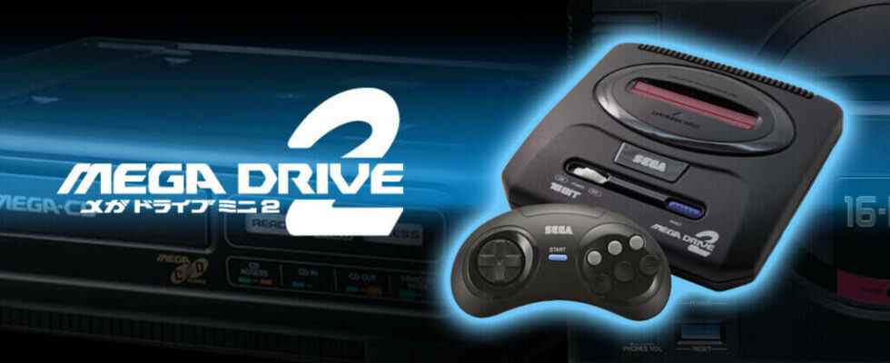 Sega Mega Drive Mini 2 annoncé au Japon, livré avec plus de 50 jeux