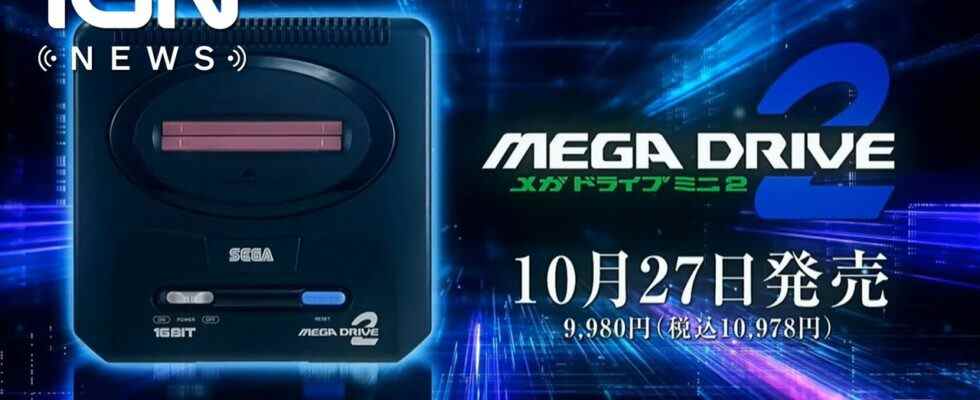 Sega Mega Drive Mini 2 annoncé pour le Japon