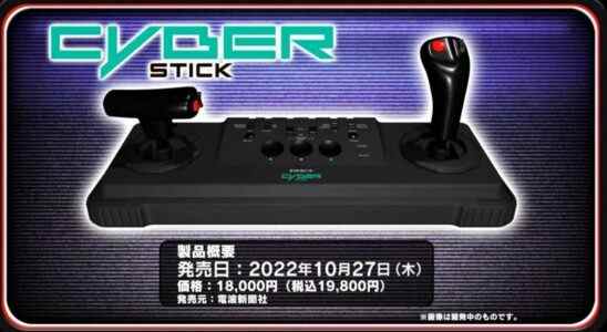 Sega révèle que la Mega Drive Mini 2 reçoit une réplique du Cyber ​​Stick