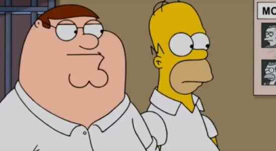 Seth MacFarlane répond à la question de savoir s'il a déjà travaillé sur les Simpsons avec un cri réfléchi à Matt Groening, Al Jean And Co