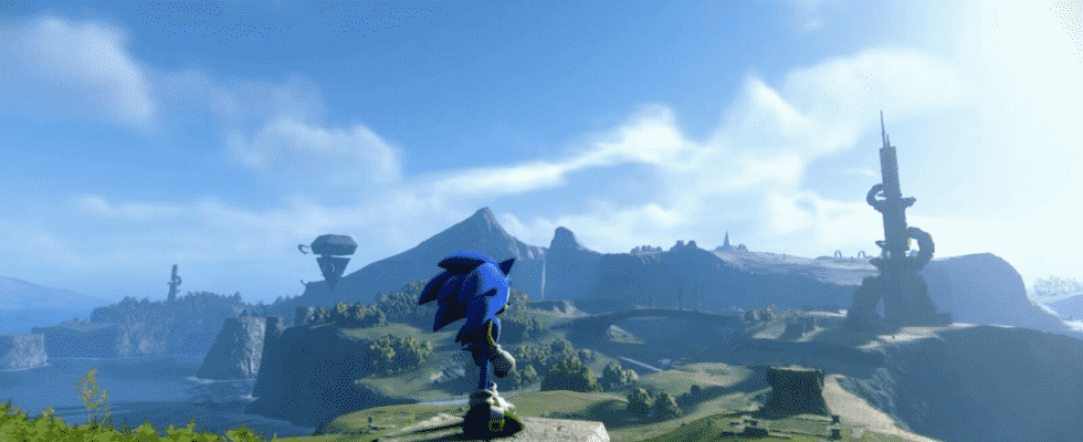 Sonic Frontiers montre sept minutes de jeu en monde ouvert