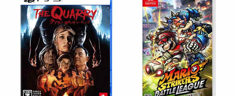 Sorties de jeux japonais de cette semaine : The Quarry, Mario Strikers : Battle League, plus