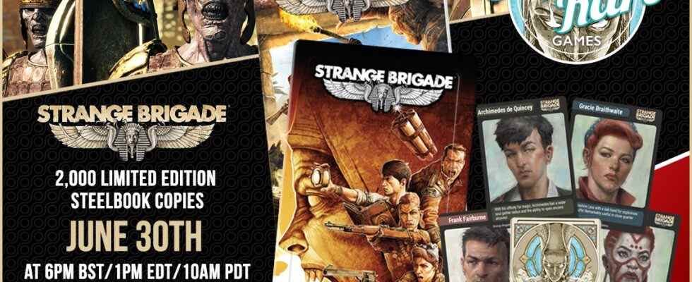 Strange Brigade obtient une version physique sur Switch