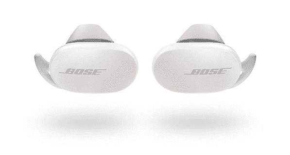 Les écouteurs Bose QuietComfort en blanc