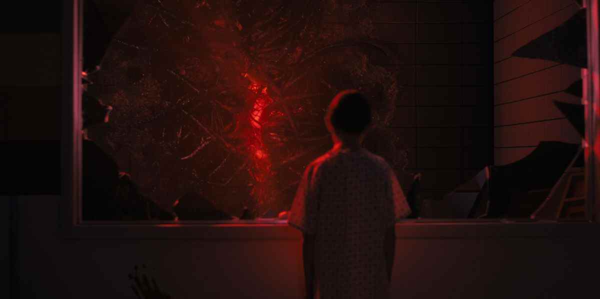 Young Eleven regarde la première porte de l'Upside Down dans Stranger Things