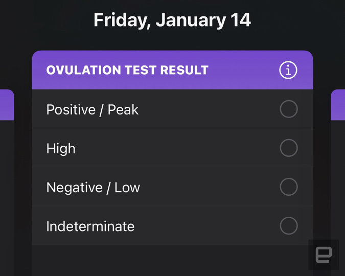 Les utilisateurs d'Apple Health ont la possibilité d'enregistrer les résultats des tests d'ovulation.