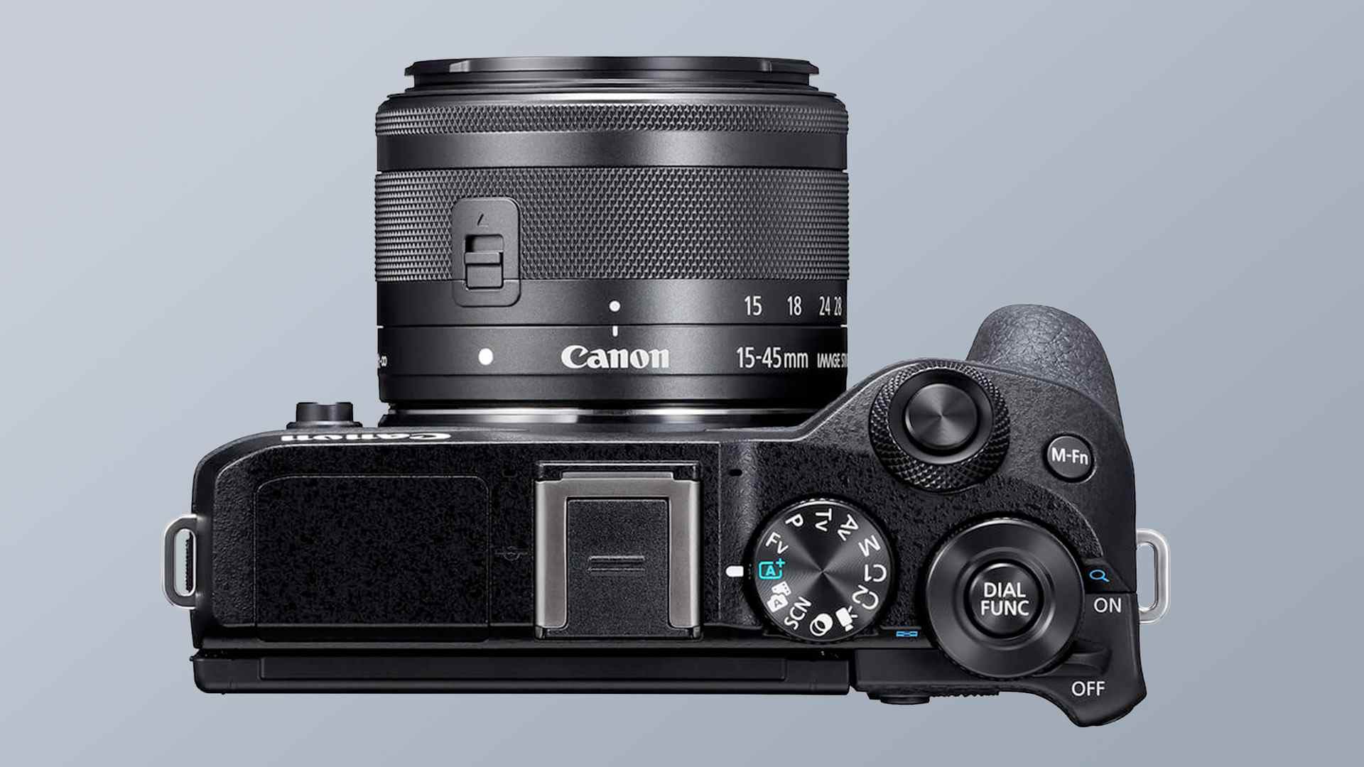 Une image simulée de la rumeur de l'appareil photo sans miroir Canon EOS R100