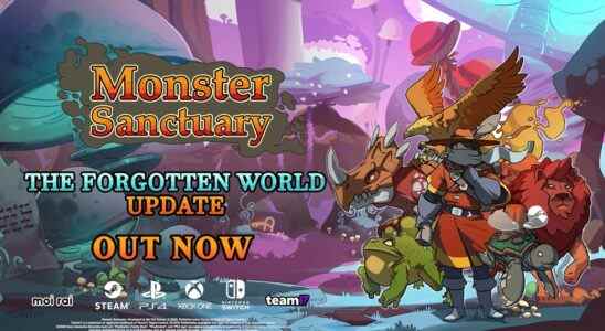 Bande-annonce de la mise à jour de Monster Sanctuary The Forgotten World