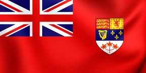 Red Ensign canadien (1957-1965).  Getty Images/iStock Photo