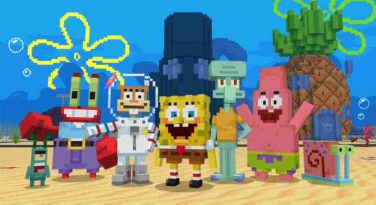 Minecraft SpongeBob collaboration DLC révélé