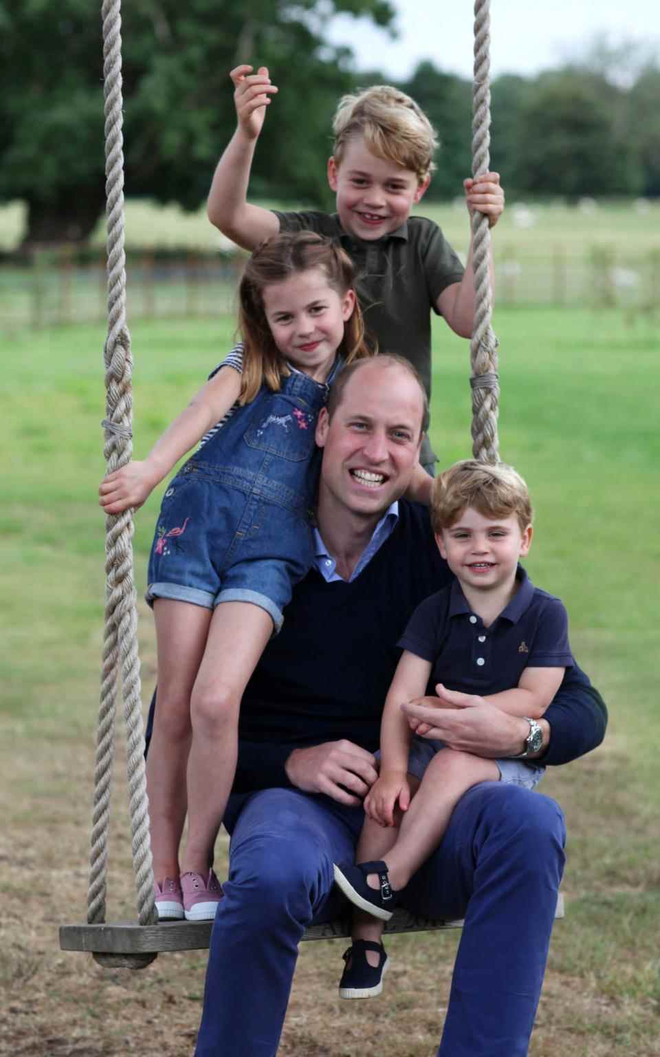 Une photographie prise par la duchesse de Cambridge pour marquer l'anniversaire du duc de Cambridge et la fête des pères en juin 2020 - La duchesse de Cambridge