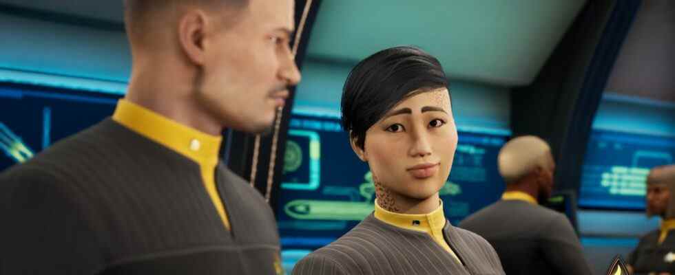 Le mélange de dialogue et d'action de Star Trek semble idéal pour un jeu de style Telltale
