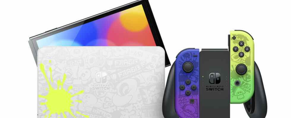 Nintendo lance une édition spéciale du modèle Switch-OLED sur le thème de Splatoon 3 le mois prochain