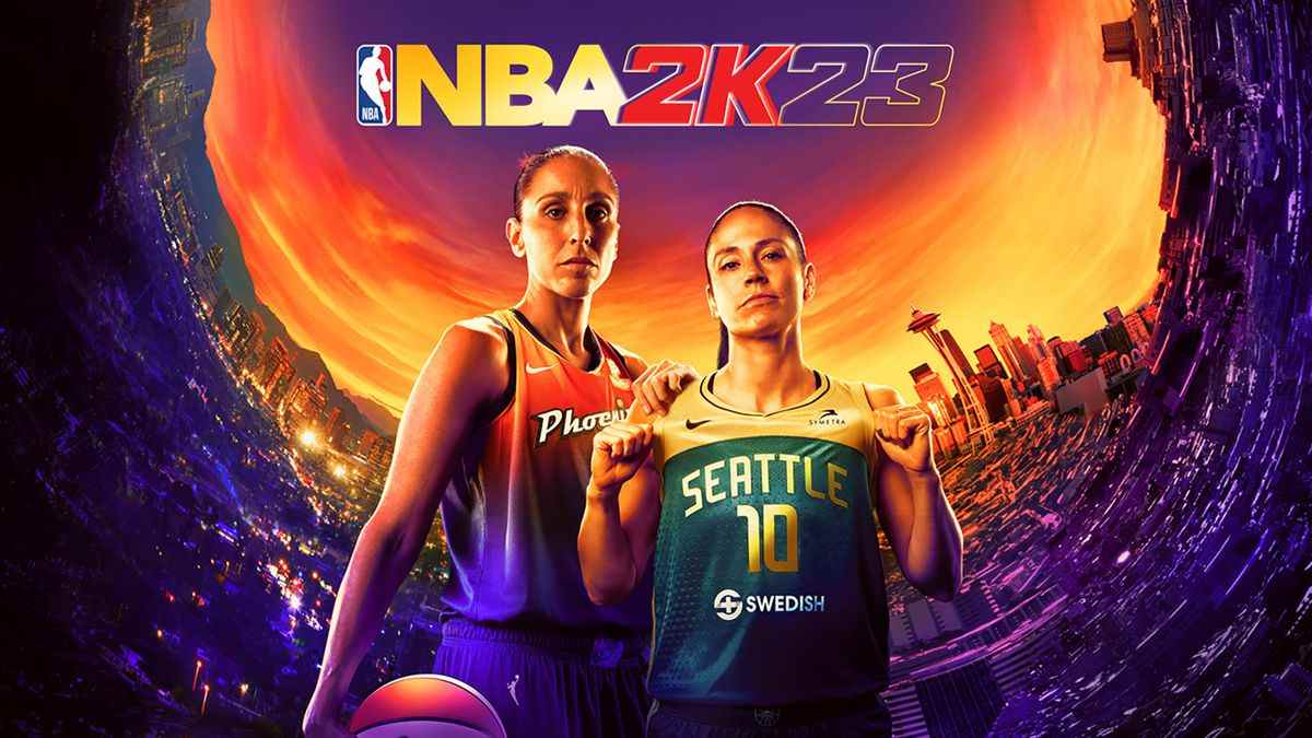 Diana Taurasi et Sue Bird sur la couverture enveloppante de l'édition WNBA de NBA 2K23