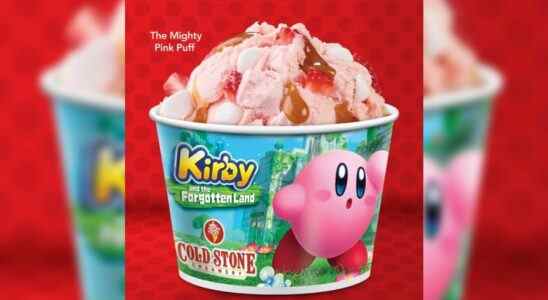 Nintendo s'associe à Cold Stone pour créer des glaces Kirby, Mario et Animal Crossing