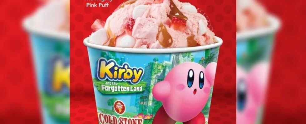 Nintendo s'associe à Cold Stone pour créer des glaces Kirby, Mario et Animal Crossing