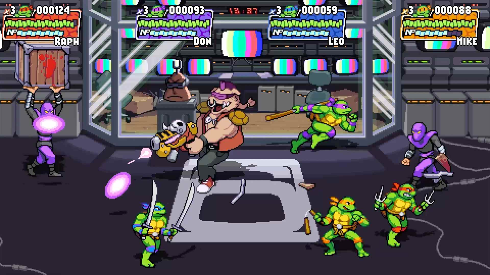 Captures d'écran de Teenage Mutant Ninja Turtles : Shredder's Revenge