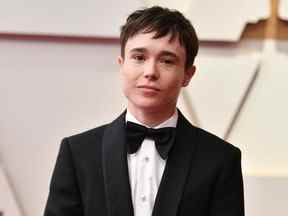 Elliot Page assiste à la 94e cérémonie des Oscars au Dolby Theatre à Hollywood, Californie, le 27 mars 2022.