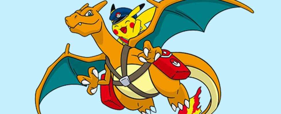 Le centre Pokémon propose une carte à collectionner spéciale Charizard