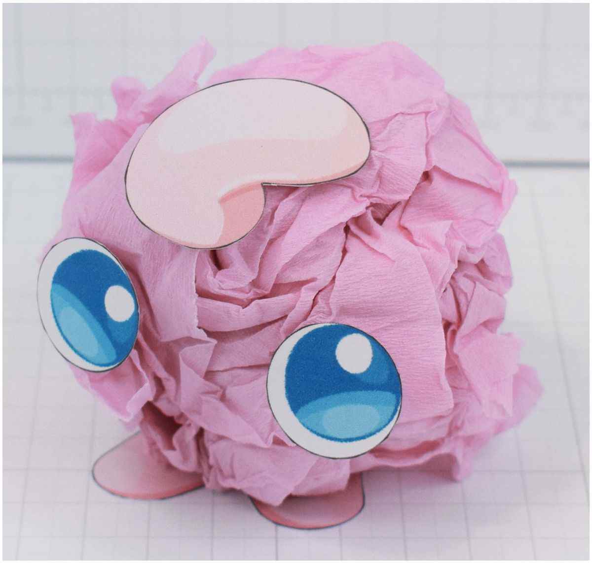 Paper Ball Jigglypuff processus 3/4