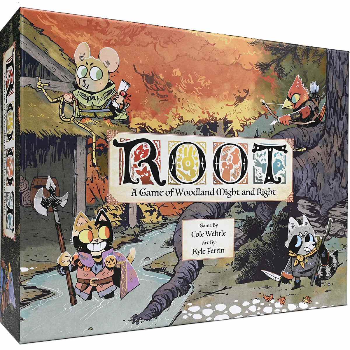 L'art de la boîte pour le jeu de table Root