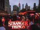Un événement pour les fans de Stranger Things 4 à New York.