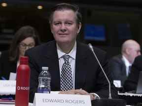 Edward Rogers, président de Rogers Communications Inc., à Gatineau, Québec.