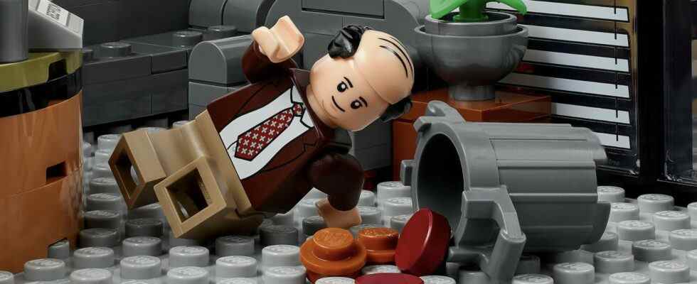 L'ensemble Office Lego est une reconstitution officielle du spectacle avec des minifigs pour l'ensemble de la distribution