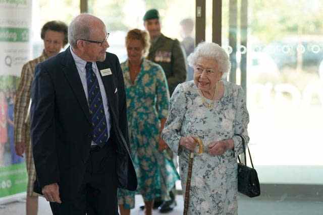 Visite royale au Thames Hospice