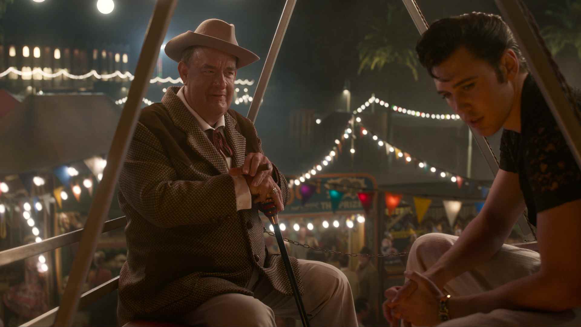Tom Hanks et Austin Butler dans Elvis