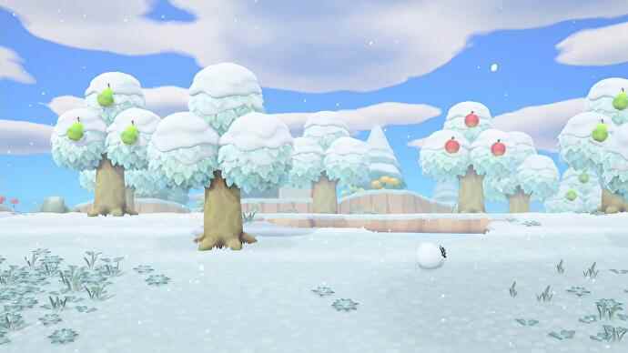 Animal Crossing neige