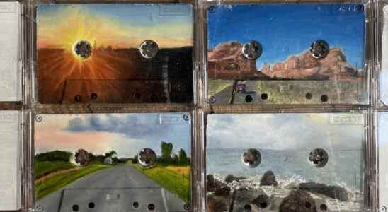 De vieilles cassettes se transforment en œuvres d'art dans "Road Trip" de Meg Frank