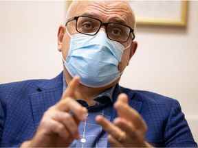 Le Dr Haissam Haddad s'inquiète pour la santé mentale et l'épuisement professionnel du personnel étant donné le nombre élevé de patients dans les unités de médecine de Saskatoon.