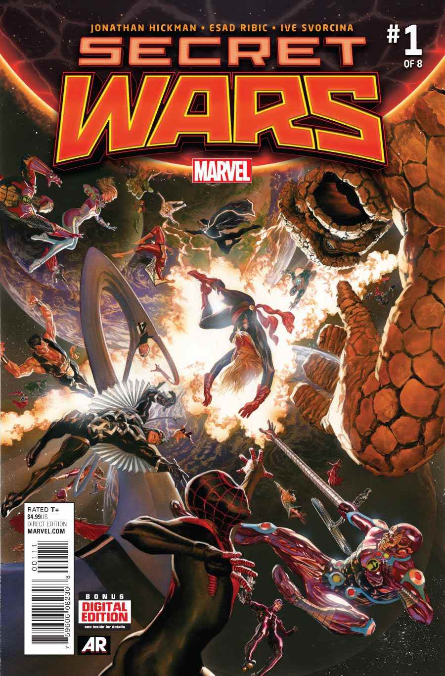 Guerres secrètes #1, Marvel Comics (2015).