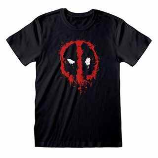 T-shirt Marvel Deadpool avec logo 'splat face'