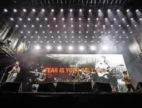 Rage Against The Machine joue à Ottawa pour la première fois le 15 juillet 2022.