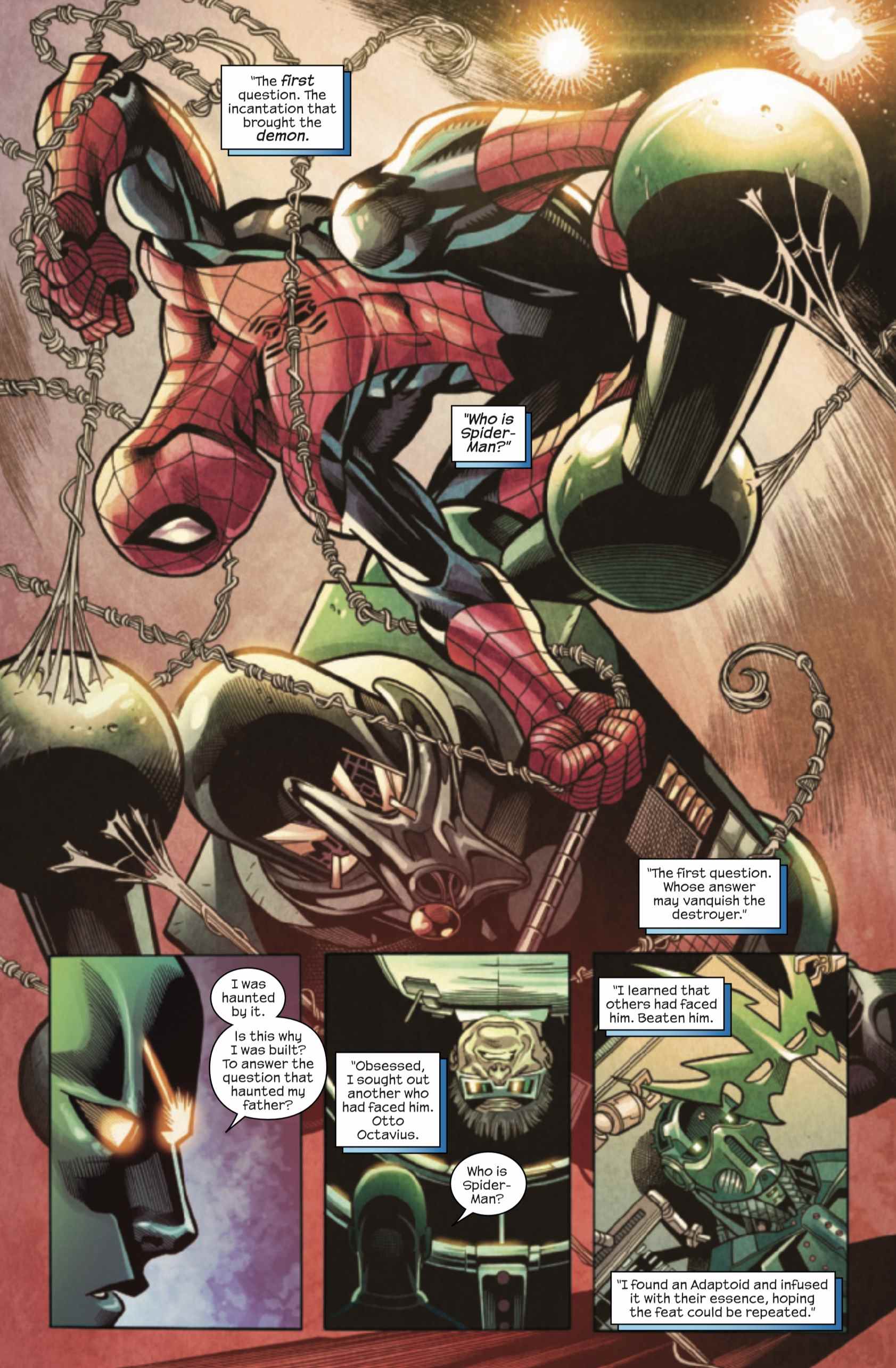 Incroyable page de Spider-Man #900