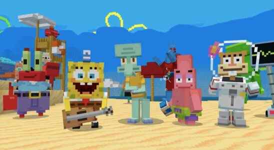 Minecraft étend son monde en forme de carré avec SpongeBob DLC