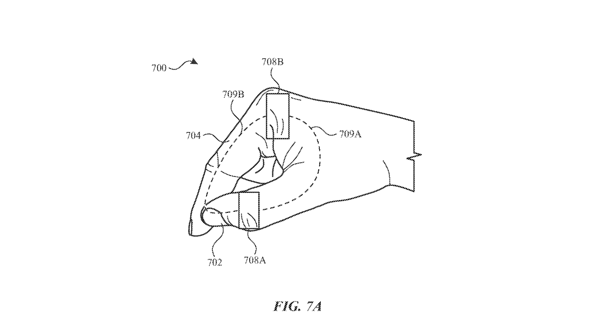 Une image des dépôts de brevet du casque VR/AR d'Apple
