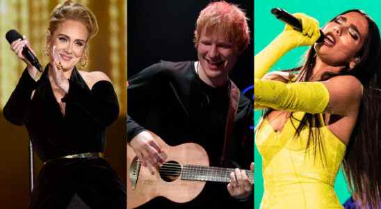 Adele, Ed Sheeran et Dua Lipa poussent les exportations musicales britanniques à un record de 709 millions de dollars