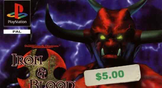 Advanced Dungeons & Dragons: Iron & Blood: Warriors of Ravenloft for PS1 is not worth typing out