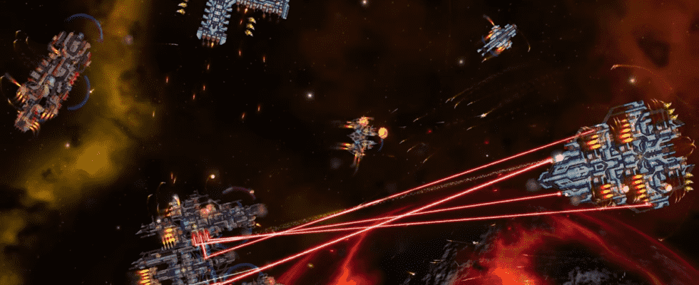An image of Cosmoteer combat