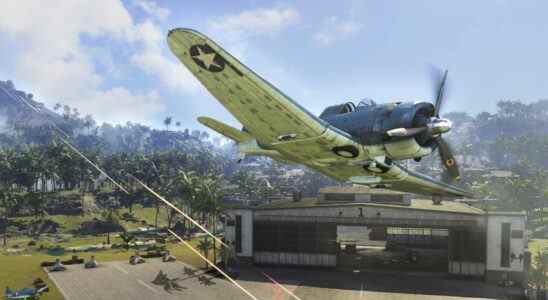 CoD: Warzone Player atterrit à l'envers avec une arbalète avec échange de siège d'avion de chasse