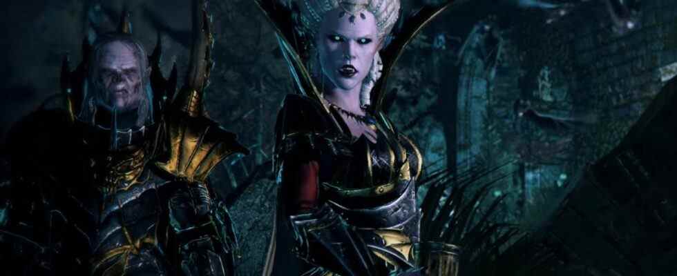 Dans Immortal Empires, Total War: le couple de vampires de Warhammer "reste ensemble dans un mariage mort-vivant"